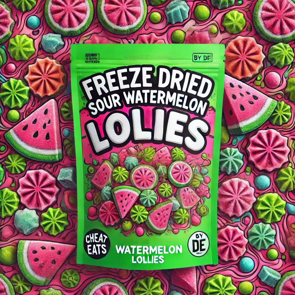 Freeze Dried Sour Watermelon Lollies 3PACK X 80G