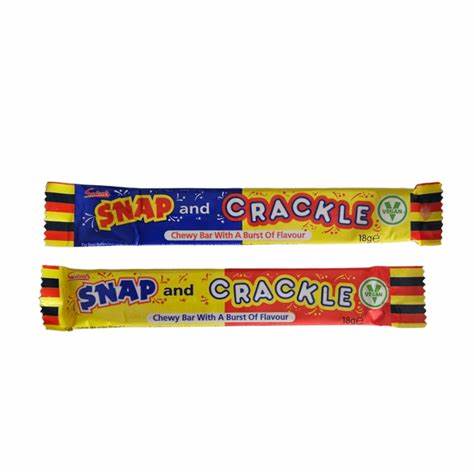 Snap & Crackle Chew Bars 18g Single